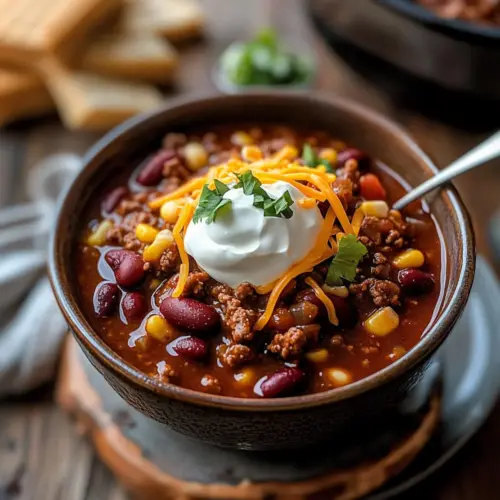 Crockpot Cowboy Chili