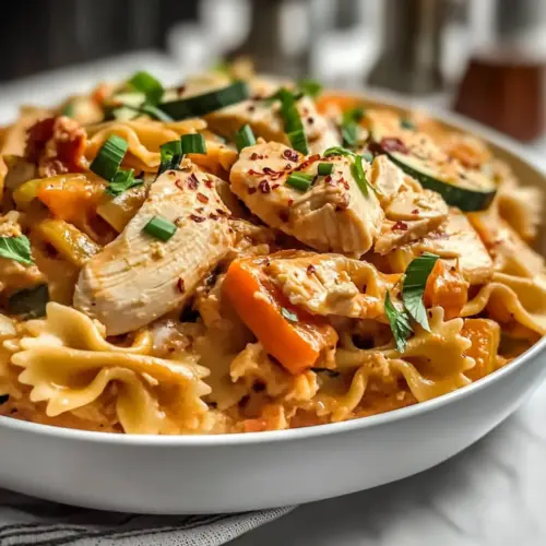 Creamy, Spicy Chicken Pasta