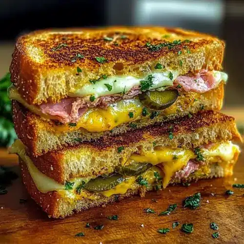 Buttery Cuban Garlic Bread Sandwiches